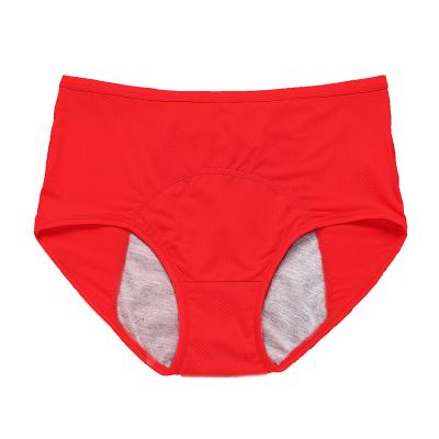 China Foreign Trade Selling Menstrual Antibacterial Warm Breathable Leakproof Physiological Middle Waist High Waist Panties Plus Size Period Panties for sale