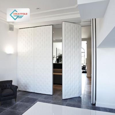 China Modern High End Movable Leather Walls Residential Functional Sliding Partition Wall Movable Partition For Bedroom for sale