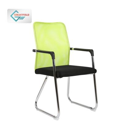 China Executive Office Mesh Back Chair Steel Frame Conference Room (Height) Adjustable Chair Office Computer Visitor Chair for sale