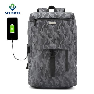 China Waterproof Ready To Ship China Factory Waterproof Fin Closure Vacuum Bar Strap Zipper Anti-theft Pocket Laptop Backpack With Charger for sale