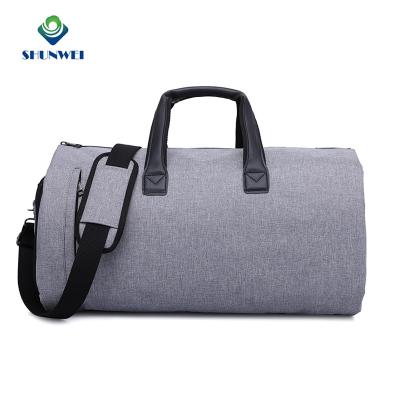 China Gym Travel Workout Yoga Suit Travel Duffel Bag With Shoe Pocket Sports Casual Gym Foldable Duffel Bag For Travel for sale