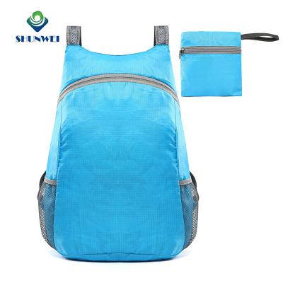 China Waterproof Ready To Ship Cheap Price Lightweight Waterproof Colorful Hiking Sports Cycling Promotion Foldable Backpack for sale