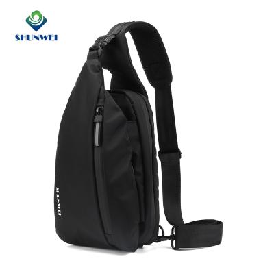 China Waterproof Ready To Ship Zipper Black New Arrival Factory Direct Waterproof Man Chest Bag Men for sale