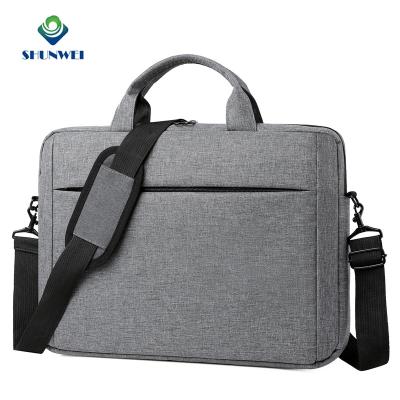 China Work Travel Business Outdoor Ready to Ship Logo Waterproof Soft Fabric Bag Custom Made for Documents Laptop and Notebook Briefcase for Men for sale