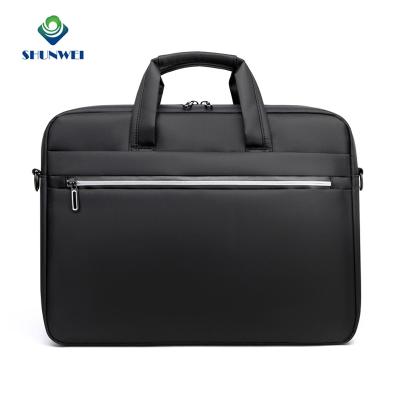 China Outdoor Work Travel Business Loans To Board Custom Waterproof Fabric Laptop Bag With Reflective Night Stripe Business Briefcase Men Shoulder Bags for sale