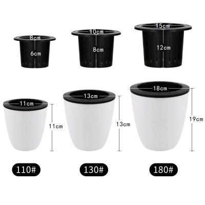 China Modern Lazy Man Self-centeredness Plastic Flower Pot for sale