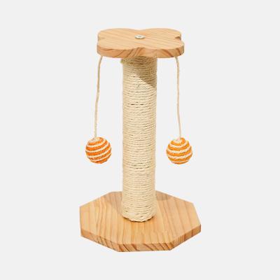 China Wholesale Sustainable Wooden Pet Housing Cat Tree Scratcher for sale