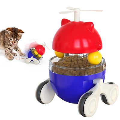 China Viable Manufacturer Price Interactive Cat Feeder Ball Spinning Teasing Chasing Pet Toy For Indoor for sale