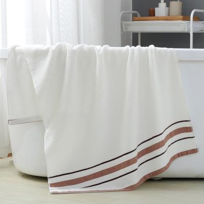 China Hotel Bath Towels Factory Customized High Quality 100% Cotton Sustainable Bath Towel For Men Bath Tbath Soft Absorbent Thickened Towel Holder for sale