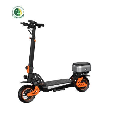 China Convenient 1500W Two-wheeled compact body with safety system electric scooter with seat adult scooter for sale