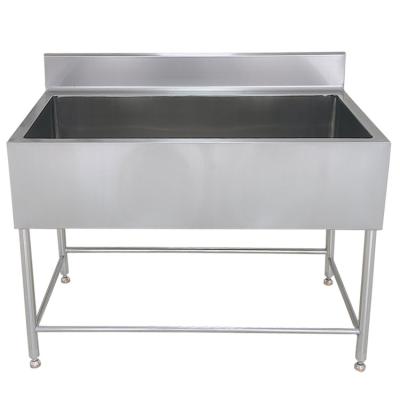 China Hot Selling Chinese European Style Food Grade Hotel And Restaurant Supplies Stainless Steel Sink Table With Drainer Kitchen Sinks for sale