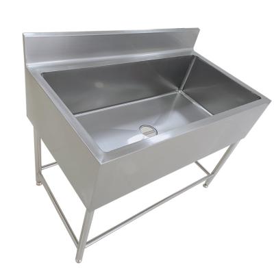 China Food Grade Stainless Steel Commercial Outdoor Kitchen Sink Table for sale