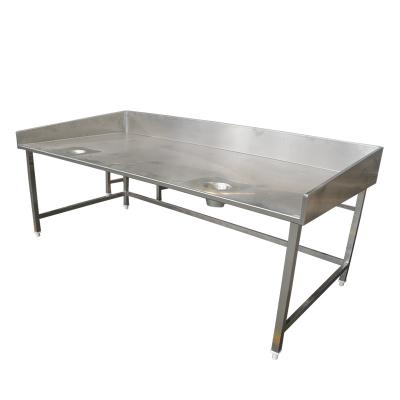 China Hot Sale Food Grade Restaurant Workbench Equipment Supplies Professional Stainless Steel Table for sale