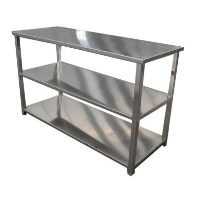 China Customized Food Grade Restaurant Kitchen Commercial Shelves Stainless Steel Shelf Storage Rack for sale