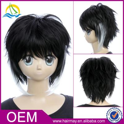 China Bungo Stray Dogs Ryunosuke Akutagawa Cosplay Wig Wholesale Cosplay Wigs For Men for sale