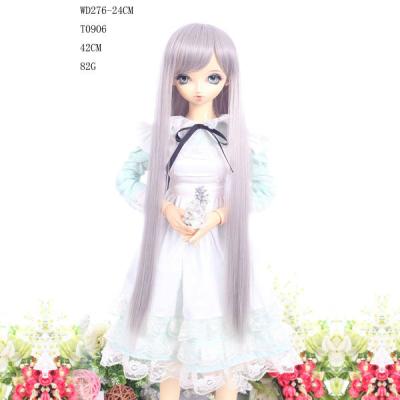 China Siver's Long Baby Straight Gray Suits STRAIGHT Cartoon Character & Doll Wigs for sale