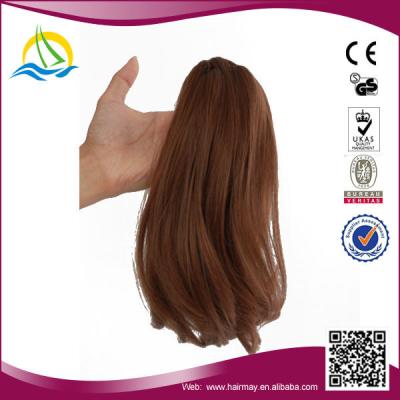 China Hairmay OEM&ODM Straight Curly Synthetic Fiber Clip In Hair Extension for sale