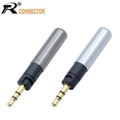 China 2.5MM 3pole Plug High Quality 2.5mm Jacks 3Poles Stereo Gold Plated Male Plug 2.5mm Mini Audio 2.5mm Jack Connector For Earphone DIY Repair for sale