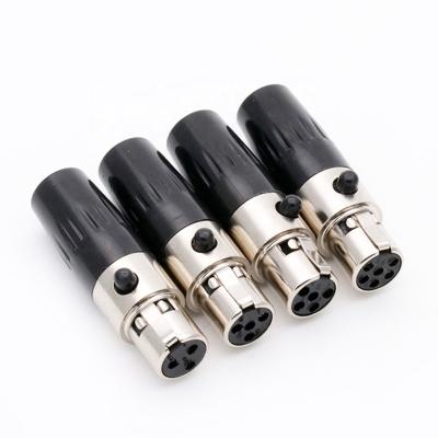 China audio & mini xlr video connector socket gun wire female connector 3 mini 4 5 6 7 pin aviation connector for sale