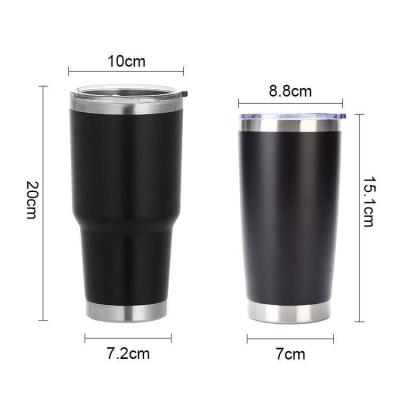 China Custom Logo 20oz Travel Viable Car Vacuum Thermal Coffee Cup Mug Stainless Steel Tumblers With Lid for sale