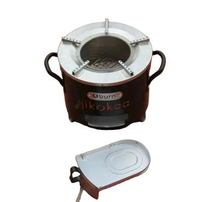 China Portable & Multifunctional Portable Outdoor Camping Stove Multifunction Portable Outdoor Camping Stainless Steel Noise Stainless Steel Windproof Cooking Stove for sale