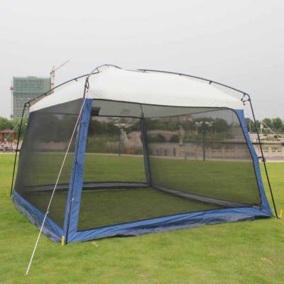 China Diagonal tie type high quality luxury mesh tent family travel camping transparent dome tent for sale