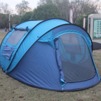 China Diagonal Tying Type Luxurious Automatic Tent Outdoor 2 3 Person Dome Mosquito Net Tent for sale