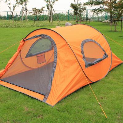 China Diagonal Tying Type Wholesale Price Outdoor Waterproof Polyester Pop Up Canopy Camping Tent For Sale for sale