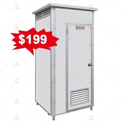 China Modern Portable Prefab Outbuilding Park Public Mobile Toilet Prefab Outbuilding for sale