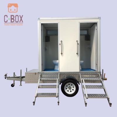 China China Modern Manufacturers Prefab Luxury Mobile Toilet Small Portable Chemical Portable Toilet Truck For Sale for sale