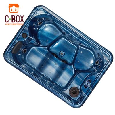 China High Quality Embedded Cbox 4 Person Swim Spa Endless Pool Outdoor On Sale for sale