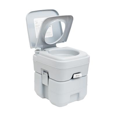 China Double-Flux 20L Customized Outdoor Car Plastic Camping Portable Toilet for sale