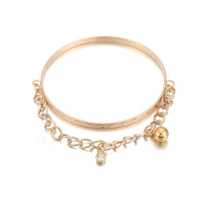 China Women's Korean version of the six-piece sweet jewelry bracelet vintage pearl logo Eiffel Tower multilayer elastic bracelet for sale