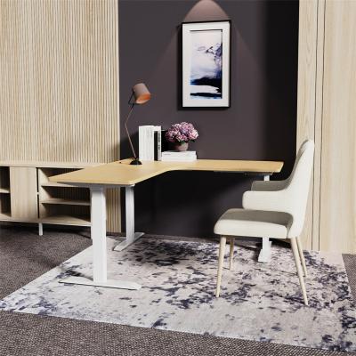 China (Height)Adjustable Home Office Height Three Adjustable Legs Three Motors Modern Office Table Desk for sale