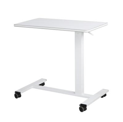 China (Size) Laptop Table Height Adjustable Computer Notebook Stand Adjustable Rolling Mobile Desk with Wheels Casters for sale