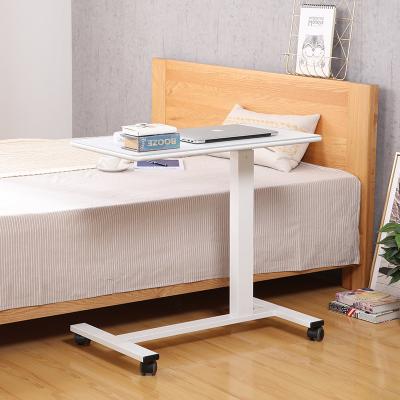 China Adjustable Mobile Laptop Desk (Height) Ergonomic Design Pneumatic Height Adjustable Sit and Stand Computer Desk for sale