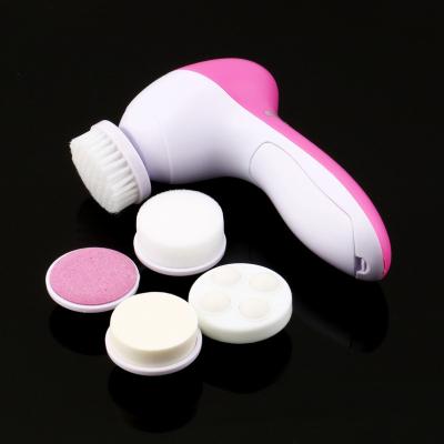 China 2016 New Arrival 5 in 1 Face Massager Rotating Electric Facial Cleansing Brush ENM813 for sale