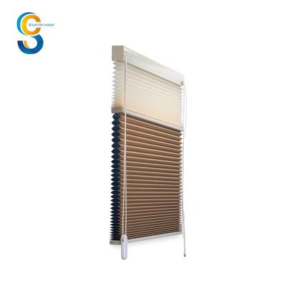 China Australia Transparent Modern Plug And Play Chain Way Cortines Roll Up Window Roll Up Honeycomb Shades Cordless Shade for sale