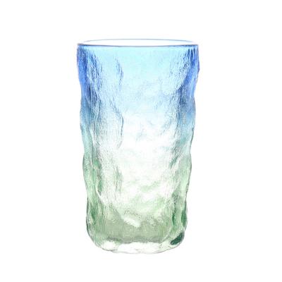 China Fashion CLASSIC Japanese Transparent Simple Glacier Water Glass Mug for sale