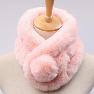 China 2021 Middle Fashion Cheap Custom Made Fur Scarf Hot Selling Wholesale Fashion Newest Hot In Winter Rabbit Fur Scarf for sale