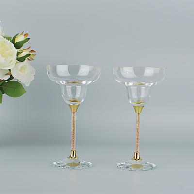 China Classic Lead Free Crystal Stand Set 295ml Crystal Glass Cocktail Cup Margarita for Drinking Margaritas and Cocktails Party Banquet for sale