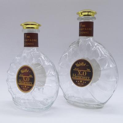 China Cheap Clear Whiskey Bottle Brandy Glass Beverage Bottles Beverage Bottles Supplier for sale