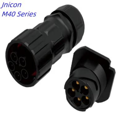 China Automotive Hot sell Waterproof Cable Connector IP67 Black Plastic Nylon M40/M25 cable gland fixed Connector for sale