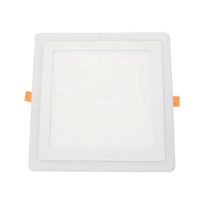 China Home Office Led Double-Color Circular Square Enclosed Changeable Piecewise Light Panel Light for sale