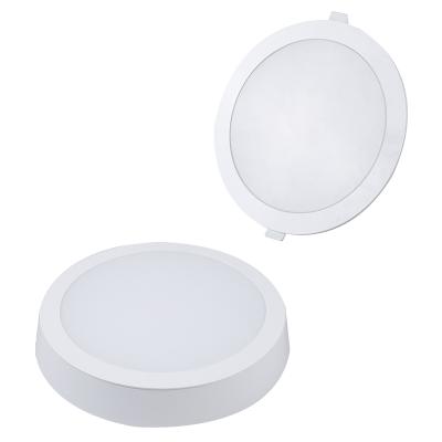 China Modern 2 In 1 Surface Mounted Convenient Recessed Panel Light Converter Easy Installation Recessed Frame for sale