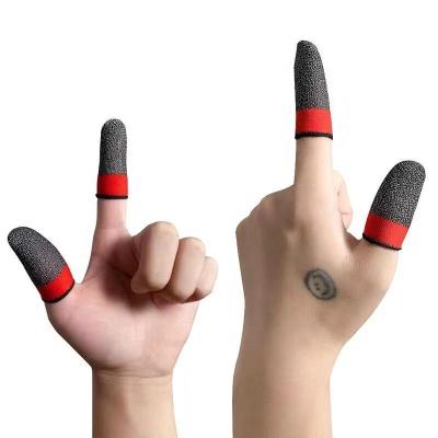 China Touch Buttons Gaming Finger Sleeves Anti-sweat Breathable Touch Screen Game Controllers Thumbs Moving Finger Sleeve For Pubg Game for sale