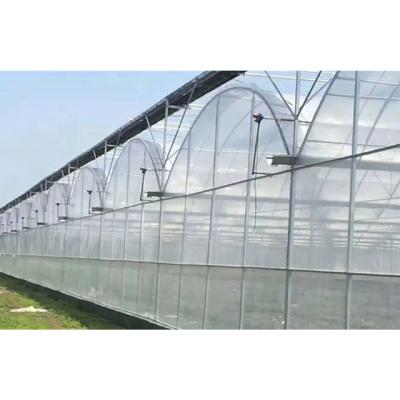 China Stable structure easily assembled factory price simple structure film greenhouse agricultural garden for sale for sale