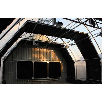 China Stable Structure Easily Assembled Agricultural Light Deprivation Blackout Mini Film Greenhouses For Sale for sale