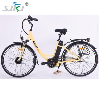 China Aluminum Alloy 36V 250W 10AH 700C City Electric Bike EBike Electric Bicycle for sale