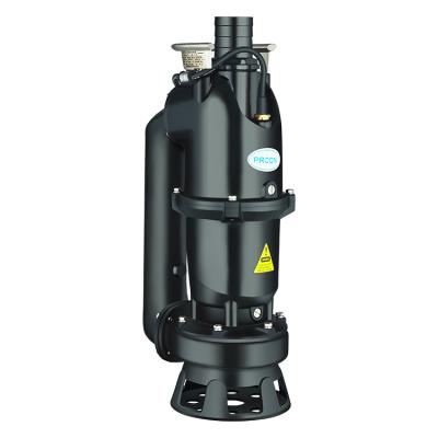 China WQD10-15-1.1DC Commercial Buildings Submersible Sewage Dirty Water Pump With Iron Casting Housing for sale